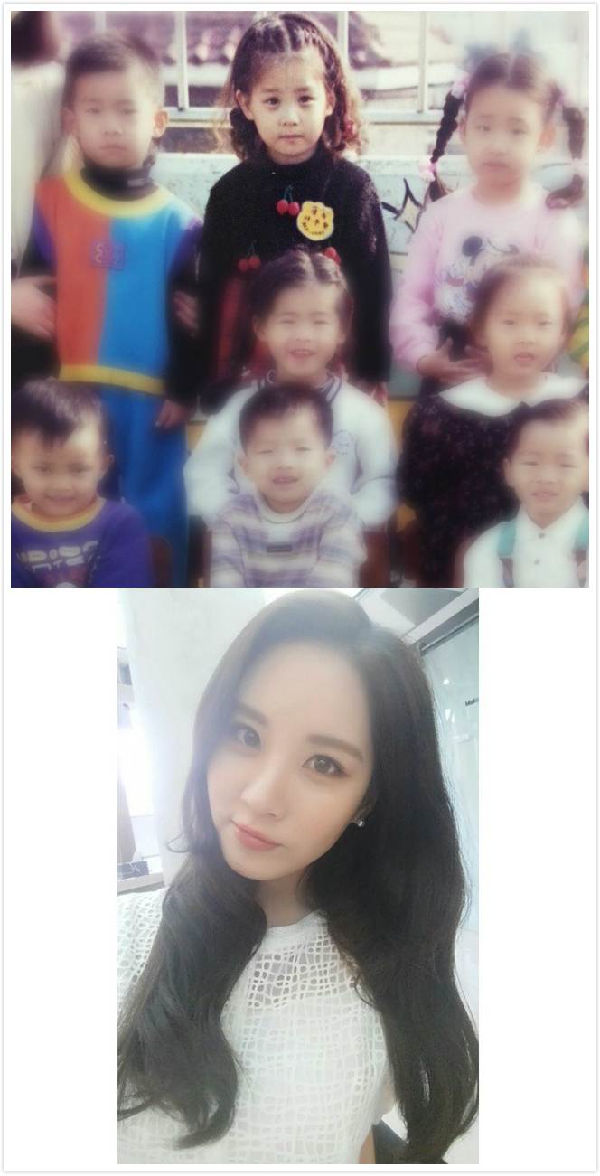 徐贤在儿童节公开幼年照果然是母胎美女